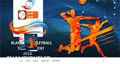 Desktop Screenshot of klapvolleyball.com